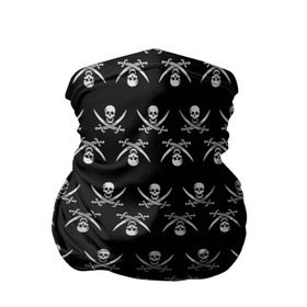 Бандана-труба 3D с принтом Пиратский pattern в Санкт-Петербурге, 100% полиэстер, ткань с особыми свойствами — Activecool | плотность 150‒180 г/м2; хорошо тянется, но сохраняет форму | bones | buccaneer | corsair | filibuster | freebooter | picaroon | pirate | rover | голова | кости | пират | скелет | череп