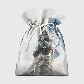 Подарочный 3D мешок с принтом Blue в Санкт-Петербурге, 100% полиэстер | Размер: 29*39 см | Тематика изображения на принте: destiny | destiny 2 | дестени