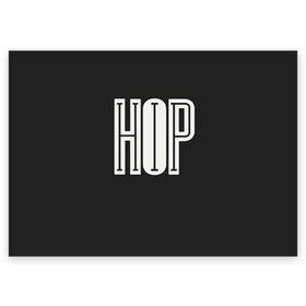 Поздравительная открытка с принтом ХИП ХОП | HIP HOP в Санкт-Петербурге, 100% бумага | плотность бумаги 280 г/м2, матовая, на обратной стороне линовка и место для марки
 | hip hop | реп | хип хоп