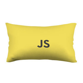 Подушка 3D антистресс с принтом JavaScript в Санкт-Петербурге, наволочка — 100% полиэстер, наполнитель — вспененный полистирол | состоит из подушки и наволочки на молнии | javascript | js