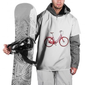 Накидка на куртку 3D с принтом Велосипед в Санкт-Петербурге, 100% полиэстер |  | bicycle | байсикл | велик | красный | москва | педали