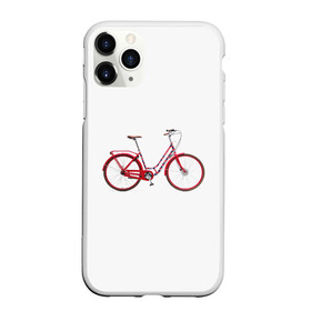 Чехол для iPhone 11 Pro Max матовый с принтом Велосипед в Санкт-Петербурге, Силикон |  | bicycle | байсикл | велик | красный | москва | педали