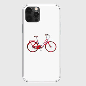 Чехол для iPhone 12 Pro Max с принтом Велосипед в Санкт-Петербурге, Силикон |  | Тематика изображения на принте: bicycle | байсикл | велик | красный | москва | педали