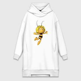 Платье-худи хлопок с принтом пчелка Майя в Санкт-Петербурге,  |  | вилли | майя | мая | пчелка | пчёлка майя | флип