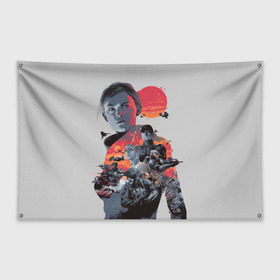 Флаг-баннер с принтом Halo wars в Санкт-Петербурге, 100% полиэстер | размер 67 х 109 см, плотность ткани — 95 г/м2; по краям флага есть четыре люверса для крепления | halo