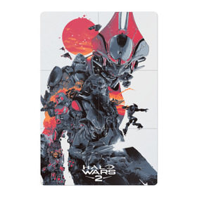 Магнитный плакат 2Х3 с принтом Halo wars в Санкт-Петербурге, Полимерный материал с магнитным слоем | 6 деталей размером 9*9 см | Тематика изображения на принте: 