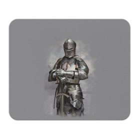 Коврик прямоугольный с принтом Рыцарь в Санкт-Петербурге, натуральный каучук | размер 230 х 185 мм; запечатка лицевой стороны | боец | воин | доспехи | король | латы | меч | рыцарь
