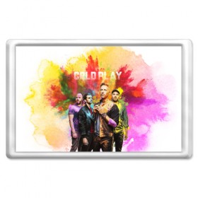 Магнит 45*70 с принтом Coldplay в Санкт-Петербурге, Пластик | Размер: 78*52 мм; Размер печати: 70*45 | cold play | rock | колд плей | колд плэй | колдплей | колдплэй | рок
