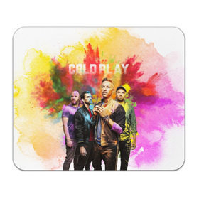 Коврик прямоугольный с принтом Coldplay в Санкт-Петербурге, натуральный каучук | размер 230 х 185 мм; запечатка лицевой стороны | cold play | rock | колд плей | колд плэй | колдплей | колдплэй | рок