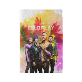 Обложка для паспорта матовая кожа с принтом Coldplay в Санкт-Петербурге, натуральная матовая кожа | размер 19,3 х 13,7 см; прозрачные пластиковые крепления | cold play | rock | колд плей | колд плэй | колдплей | колдплэй | рок