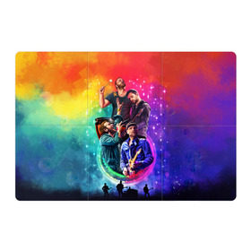 Магнитный плакат 3Х2 с принтом Coldplay в Санкт-Петербурге, Полимерный материал с магнитным слоем | 6 деталей размером 9*9 см | 