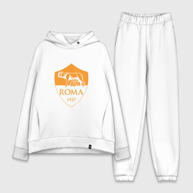 Женский костюм хлопок Oversize с принтом A S Roma   Autumn Top в Санкт-Петербурге,  |  | as roma | roma | рома | футбол