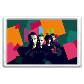 Магнит 45*70 с принтом Coldplay в Санкт-Петербурге, Пластик | Размер: 78*52 мм; Размер печати: 70*45 | cold play | rock | колд плей | колд плэй | колдплей | колдплэй | рок