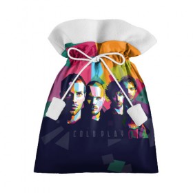 Подарочный 3D мешок с принтом Coldplay в Санкт-Петербурге, 100% полиэстер | Размер: 29*39 см | cold play | rock | колд плей | колд плэй | колдплей | колдплэй | рок