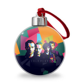 Ёлочный шар с принтом Coldplay в Санкт-Петербурге, Пластик | Диаметр: 77 мм | cold play | rock | колд плей | колд плэй | колдплей | колдплэй | рок