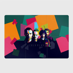 Магнитный плакат 3Х2 с принтом Coldplay в Санкт-Петербурге, Полимерный материал с магнитным слоем | 6 деталей размером 9*9 см | cold play | rock | колд плей | колд плэй | колдплей | колдплэй | рок
