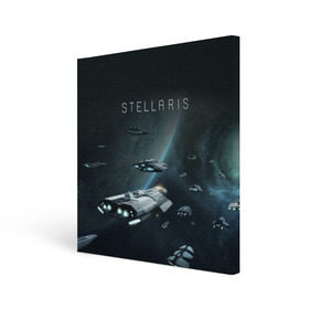 Холст квадратный с принтом Stellaris в Санкт-Петербурге, 100% ПВХ |  | stellaris