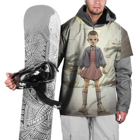 Накидка на куртку 3D с принтом Girl в Санкт-Петербурге, 100% полиэстер |  | stranger things | очень странные дела
