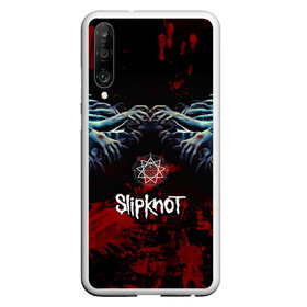 Чехол для Honor P30 с принтом Slipknot руки зомби в Санкт-Петербурге, Силикон | Область печати: задняя сторона чехла, без боковых панелей | slipknot | альтернативный метал | андерс | брызги | грув метал | капли | колсефни | кори | кровь | метал | ню метал | ок | слипкнот | тейлор