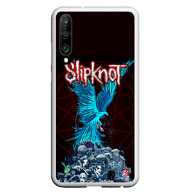 Чехол для Honor P30 с принтом Орел группа Slipknot в Санкт-Петербурге, Силикон | Область печати: задняя сторона чехла, без боковых панелей | slipknot | альтернативный метал | андерс | головы | грув метал | колсефни | кори | маска | метал | музыка | ню метал | рок | слипкнот | тейлор