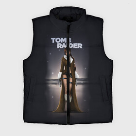 Мужской жилет утепленный 3D с принтом TOMB RAIDER в Санкт-Петербурге,  |  | game | girl | gun | lara croft | tomb raider | девушка | игра | оружие | пистолет