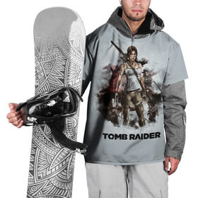 Накидка на куртку 3D с принтом TOMB RAIDER в Санкт-Петербурге, 100% полиэстер |  | game | girl | gun | lara croft | tomb raider | девушка | игра | оружие | пистолет