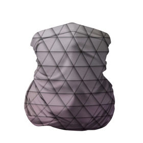 Бандана-труба 3D с принтом Кольчуга из треугольников в Санкт-Петербурге, 100% полиэстер, ткань с особыми свойствами — Activecool | плотность 150‒180 г/м2; хорошо тянется, но сохраняет форму | абстракция | геометрия | текстура | узор