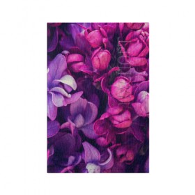 Обложка для паспорта матовая кожа с принтом Тюльпановый сад в Санкт-Петербурге, натуральная матовая кожа | размер 19,3 х 13,7 см; прозрачные пластиковые крепления | flower | краски | природа | розы | тюльпаны | цветы