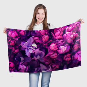 Флаг 3D с принтом Тюльпановый сад в Санкт-Петербурге, 100% полиэстер | плотность ткани — 95 г/м2, размер — 67 х 109 см. Принт наносится с одной стороны | flower | краски | природа | розы | тюльпаны | цветы