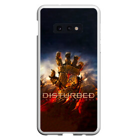 Чехол для Samsung S10E с принтом Disturbed рука в Санкт-Петербурге, Силикон | Область печати: задняя сторона чехла, без боковых панелей | disturbed | альтернативный | встревоженные | группа | джон мойер | дистёрбд | дэвид дрейман | дэн дониган | кулак | майк венгрен | метал | ню метал | нюметал | рука | хеви | хеви метал | хевиметал