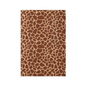 Обложка для паспорта матовая кожа с принтом Жираф в Санкт-Петербурге, натуральная матовая кожа | размер 19,3 х 13,7 см; прозрачные пластиковые крепления | africa | afro | etnos | girafe | африка | афро | жираф | этно