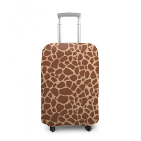 Чехол для чемодана 3D с принтом Жираф в Санкт-Петербурге, 86% полиэфир, 14% спандекс | двустороннее нанесение принта, прорези для ручек и колес | africa | afro | etnos | girafe | африка | афро | жираф | этно