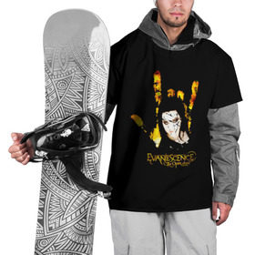 Накидка на куртку 3D с принтом Evanescence рука в Санкт-Петербурге, 100% полиэстер |  | Тематика изображения на принте: 