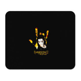 Коврик прямоугольный с принтом Evanescence рука в Санкт-Петербурге, натуральный каучук | размер 230 х 185 мм; запечатка лицевой стороны | Тематика изображения на принте: 