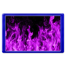 Магнит 45*70 с принтом Фиолетовый огонь в Санкт-Петербурге, Пластик | Размер: 78*52 мм; Размер печати: 70*45 | лиловый | пламя | яркий