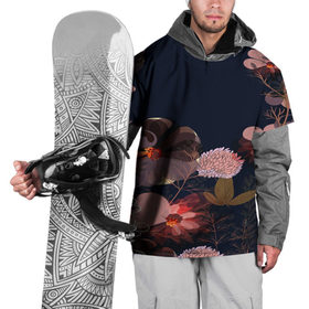 Накидка на куртку 3D с принтом Blossom fashion в Санкт-Петербурге, 100% полиэстер |  | Тематика изображения на принте: blossom | flower | бабочки | весна | лето | природа | расцвет | цвет | цветение | цветковое растение | цветок