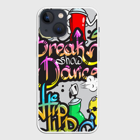 Чехол для iPhone 13 mini с принтом Graffiti в Санкт-Петербурге,  |  | break | dance | graffiti | hip hop | rap | граффити | рэп | скейтборд | хип хоп