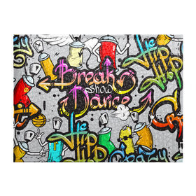 Обложка для студенческого билета с принтом Graffiti в Санкт-Петербурге, натуральная кожа | Размер: 11*8 см; Печать на всей внешней стороне | Тематика изображения на принте: break | dance | graffiti | hip hop | rap | граффити | рэп | скейтборд | хип хоп