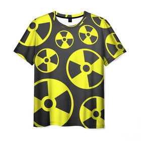 Мужская футболка 3D с принтом Радиация в Санкт-Петербурге, 100% полиэфир | прямой крой, круглый вырез горловины, длина до линии бедер | радиация | радиоактивность