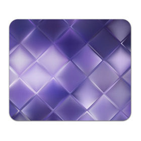 Коврик прямоугольный с принтом Фиолетовые грани в Санкт-Петербурге, натуральный каучук | размер 230 х 185 мм; запечатка лицевой стороны | Тематика изображения на принте: абстракция | геометрия | квадрат | текстура | фиолетовый