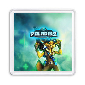 Магнит 55*55 с принтом Paladins в Санкт-Петербурге, Пластик | Размер: 65*65 мм; Размер печати: 55*55 мм | Тематика изображения на принте: paladins