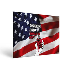Холст прямоугольный с принтом Green Day American Idiot в Санкт-Петербурге, 100% ПВХ |  | american idiot | green day | альтернативный | билли джо армстронг | грин дей | группа | зелёный день | майк дёрнт | музыка | панк | поп | поппанк | рок | сша | тре кул | флаг