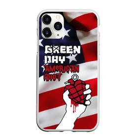 Чехол для iPhone 11 Pro матовый с принтом Green Day American Idiot в Санкт-Петербурге, Силикон |  | american idiot | green day | альтернативный | билли джо армстронг | грин дей | группа | зелёный день | майк дёрнт | музыка | панк | поп | поппанк | рок | сша | тре кул | флаг