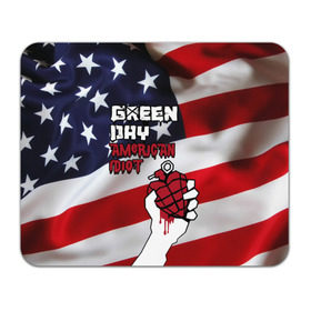 Коврик прямоугольный с принтом Green Day American Idiot в Санкт-Петербурге, натуральный каучук | размер 230 х 185 мм; запечатка лицевой стороны | Тематика изображения на принте: american idiot | green day | альтернативный | билли джо армстронг | грин дей | группа | зелёный день | майк дёрнт | музыка | панк | поп | поппанк | рок | сша | тре кул | флаг