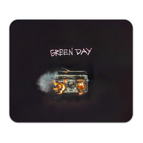 Коврик прямоугольный с принтом Green Day магнитофон в огне в Санкт-Петербурге, натуральный каучук | размер 230 х 185 мм; запечатка лицевой стороны | american idiot | green day | альтернативный | билли джо армстронг | грин дей | группа | зелёный день | майк дёрнт | музыка | панк | поп | поппанк | рок | тре кул