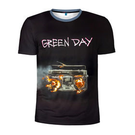 Мужская футболка 3D спортивная с принтом Green Day магнитофон в огне в Санкт-Петербурге, 100% полиэстер с улучшенными характеристиками | приталенный силуэт, круглая горловина, широкие плечи, сужается к линии бедра | american idiot | green day | альтернативный | билли джо армстронг | грин дей | группа | зелёный день | майк дёрнт | музыка | панк | поп | поппанк | рок | тре кул