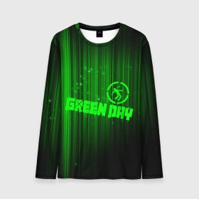 Мужской лонгслив 3D с принтом Green Day лучи в Санкт-Петербурге, 100% полиэстер | длинные рукава, круглый вырез горловины, полуприлегающий силуэт | american idiot | green day | альтернативный | билли джо армстронг | грин дей | группа | зелёный день | майк дёрнт | музыка | надпись | панк | поп | поппанк | рок | тре кул