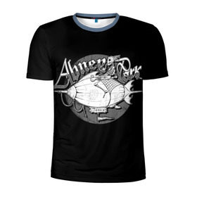 Мужская футболка 3D спортивная с принтом Abney park в Санкт-Петербурге, 100% полиэстер с улучшенными характеристиками | приталенный силуэт, круглая горловина, широкие плечи, сужается к линии бедра | Тематика изображения на принте: стимпанк