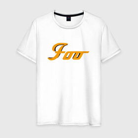 Мужская футболка хлопок с принтом foo fighters в Санкт-Петербурге, 100% хлопок | прямой крой, круглый вырез горловины, длина до линии бедер, слегка спущенное плечо. | 