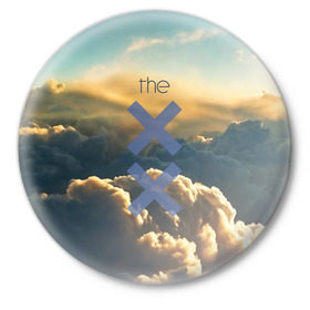 Значок с принтом The XX в Санкт-Петербурге,  металл | круглая форма, металлическая застежка в виде булавки | the xx | xx | инди поп